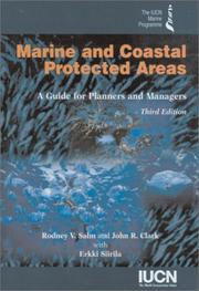 Cover of: Marine and coastal protected areas by Rodney V. Salm