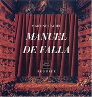 Cover of: Manuel de Falla (1876-1946) by Martine Cadieu