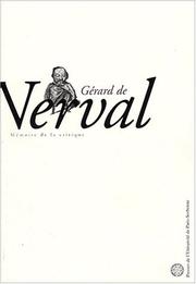 Cover of: Nerval