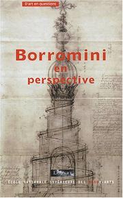Cover of: Borromini en perspective