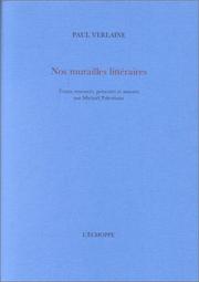 Cover of: Nos murailles littéraires