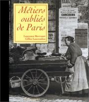 Cover of: Métiers oubliés de Paris: dictionnaire littéraire et anecdotique