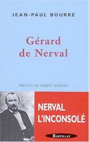 Cover of: Gérard de Nerval