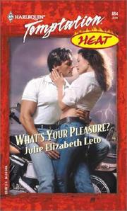 Cover of: What's Your Pleasure?: Heat (Harlequin Temptation, No. 884)
