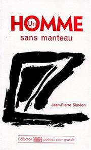 Cover of: Un homme sans manteau