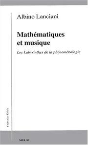 Cover of: Mathématiques et musique: les labyrinthes de la phénoménologie