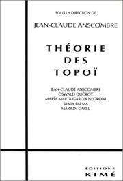 Cover of: Théorie des topoï