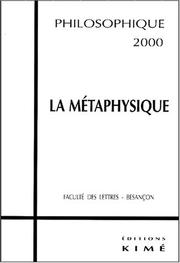 Cover of: La métaphysique / [direction, L. Ucciani].