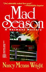 Cover of: Mad Season (Worldwide Library Mystery , No 270)