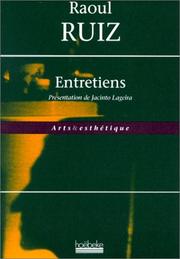 Cover of: Entretiens by Raoul Ruiz