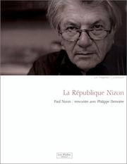Cover of: La République Nizon by Paul Nizon