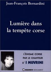 Cover of: Lumière dans la tempête corse