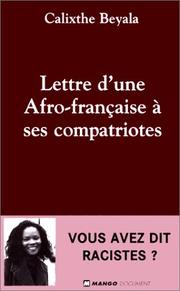 Cover of: Lettre d'une Afro-française à ses compatriotes by Calixthe Beyala