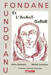 Cover of: Fundoianu =: Fondane : et l'avant-garde