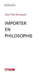 Cover of: Importer en philosophie
