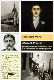 Cover of: Marcel Proust by Jean-Marc Morio