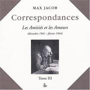 Cover of: Correspondances: les amitiés et les amours