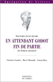 Cover of: "En attendant Godot", "Fin de partie" de Samuel Beckett