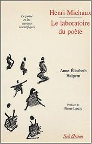 Cover of: Henri Michaux: le laboratoire du poète