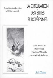 La circulation des élites européennes by Henri Bresc, Fabrice d' Almeida, Jean-Michel Sallmann