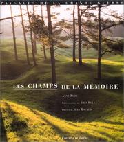 Cover of: Les champs de la mémoire: paysages de la Grande Guerre