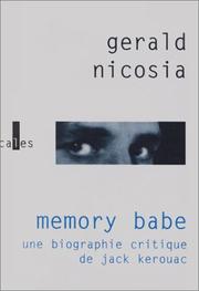 Cover of: Memory babe by Gerald Nicosia