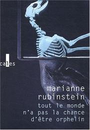 Cover of: Tout le monde n'a pas la chance d'être orphelin