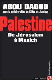 Cover of: Palestine: de Jérusalem à Munich