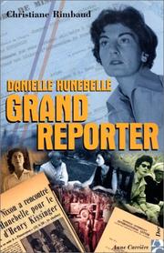 Cover of: Danielle Hunebelle, grand reporter