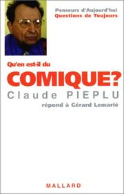 Qu'en est-il du comique? by Claude Piéplu