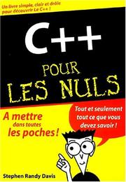 Cover of: C++ pour les nuls