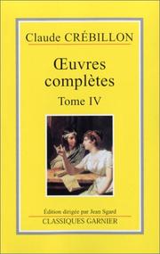 Cover of: Œuvres complètes