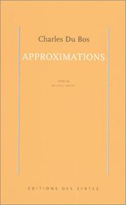 Cover of: Approximations