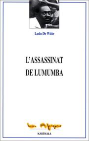 Cover of: L' assassinat de Lumumba by Ludo de Witte