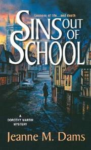 Cover of: Sins out of school by Jeanne M. Dams