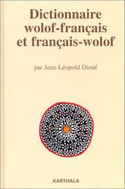 Dictionnaire wolof-français et français-wolof by Jean Léopold Diouf
