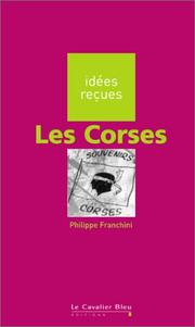 Cover of: Les corses by Philippe Franchini