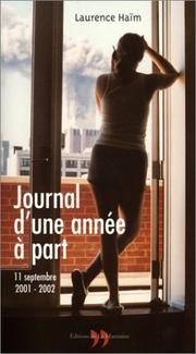 Journal d'une année à part by Laurence Haïm