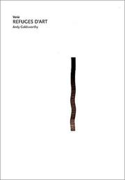 Cover of: Goldsworthy Andy - Refuges D'art by Andy Goldsworthy