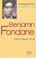 Cover of: Benjamin Fondane