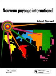 Cover of: Nouveau paysage international