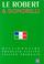 Cover of: Le Robert Signorelli Dictionnaire Francais / Italien, Italien-Francais
