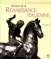 Cover of: Bronzes de la Renaissance italienne