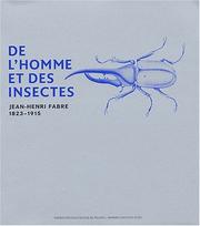 Cover of: De l'homme et des insectes by Jean-Henri Fabre