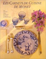 Cover of: Les carnets de cuisine de Monet