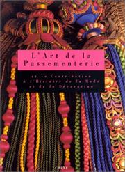 Cover of: L' art de la passementerie by Catherine Donzel