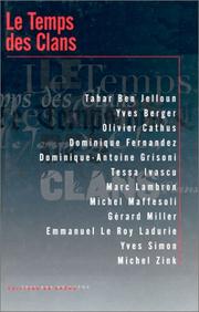 Cover of: Le temps des clans