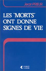 Cover of: Les "morts" ont donné signes de vie