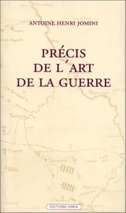 Cover of: Précis de l'art de la guerre by Antoine-Henri baron de Jomini