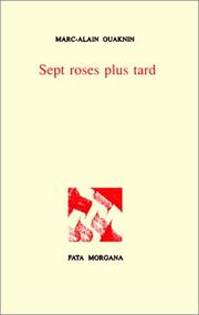 Cover of: Sept roses plus tard